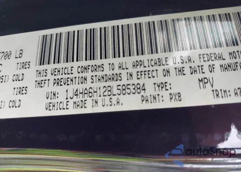 2011 Jeep Wrangler Unlimited Rubicon z USA, uszkodzony, nr VIN 1J4HA6H12BL585384